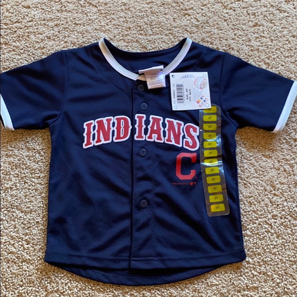 Toddler Cleavland Indians baseball jersey